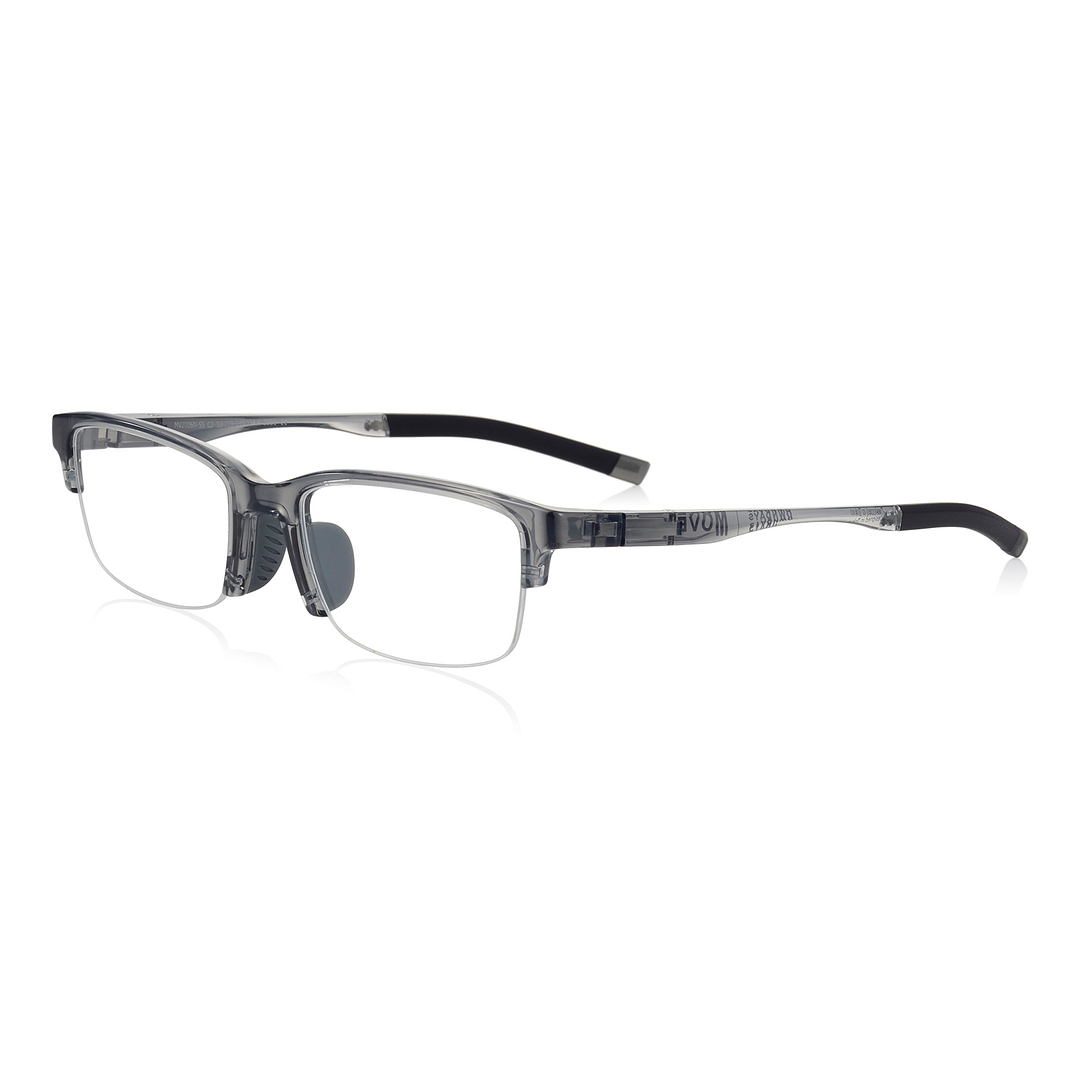 OWNDAYS | MOVE Light Gray Half Rim Rectangle left side
